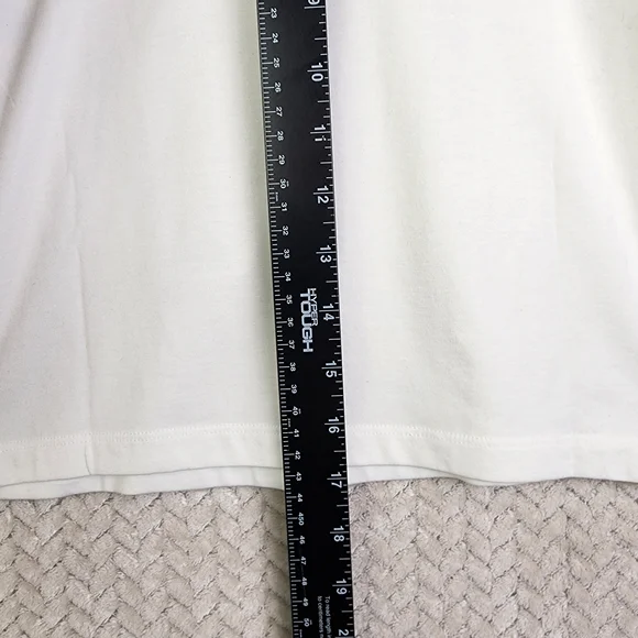 Nike Crop Top Long Sleeve White Shirt Women's L NWT MSRP $45 - Picture 8 of 10